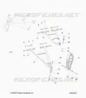 SUSPENSION AVANT, CONTROL ARMS AND SPINDLE