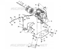 SUPPORT MOTEUR 500 INDY 0982764(A)(B) and EUROPEAN 500 INDY E982764A (4942104210C002)