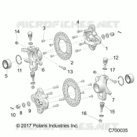 SUSPENSION AVANT HUB