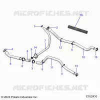 ENGINE, SYSTÃˆME DE REFROIDISSEMENT, HOSES