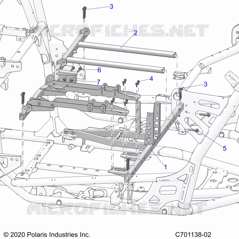 CHASSIS, SEAT AND CENTER FIXATION CONSOLE