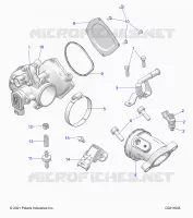 ENGINE, CORPS DE PAPILON AND FUEL RAIL