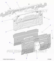 CARROSSERIE ARRIERE CLOSEOFF, SIDE PANELS