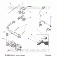 SYSTÃˆME D'ALIMENTATION, RAIL, LINES AND THROTTLE BODY