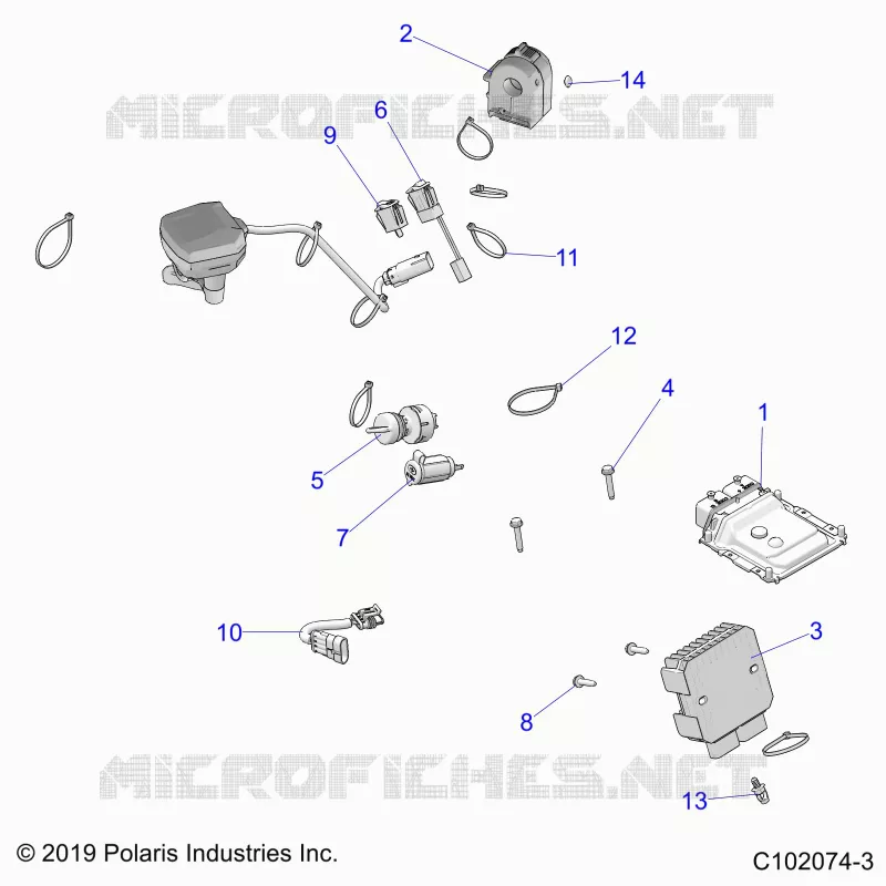 BOUTONS, ECU AND CONTROL MODULES