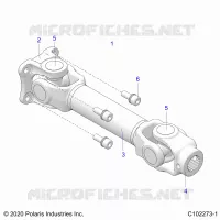 DRIVE TRAIN, PROP ARBRE DE TRANSMISSION ARRIERE