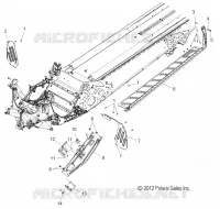 CHASSIS, PROTECTION D'EMBRAYAGE AND REPOSE PIEDS