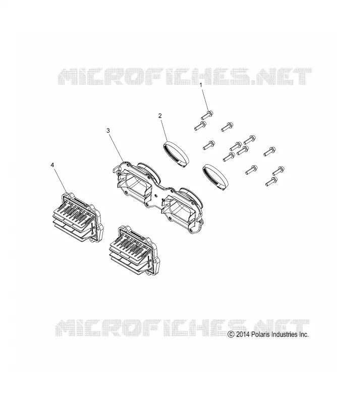 MOTEUR, REED VALVE AND CORPS DE PAPILON ADAPTOR