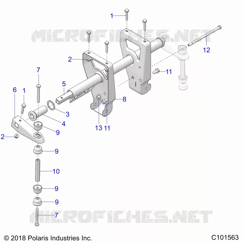 SUSPENSION, BARRE DE TORSION