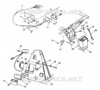 ELECTRICITE/FEU ARRIERE ASSEMBLY 4X4 250 W938127 (4924042404033A)