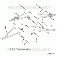 SUSPENSION AVANT CONTROL ARMS