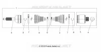 SYSTÈME DE TRANSMISSION, ARBRE DE TRANSMISSION ARRIERE