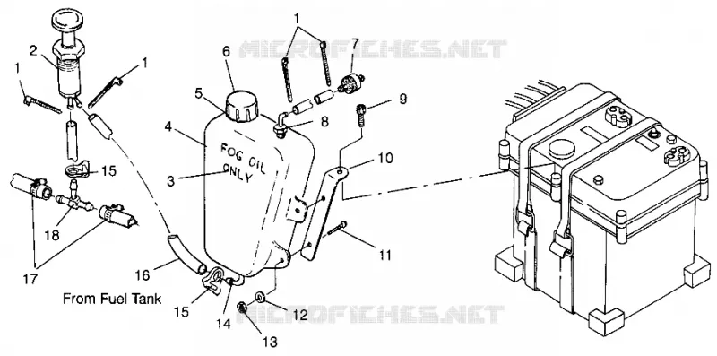 MOTEUR FOGGING SYSTEM  Intl. SL 780 I964087 (4935523552A015)