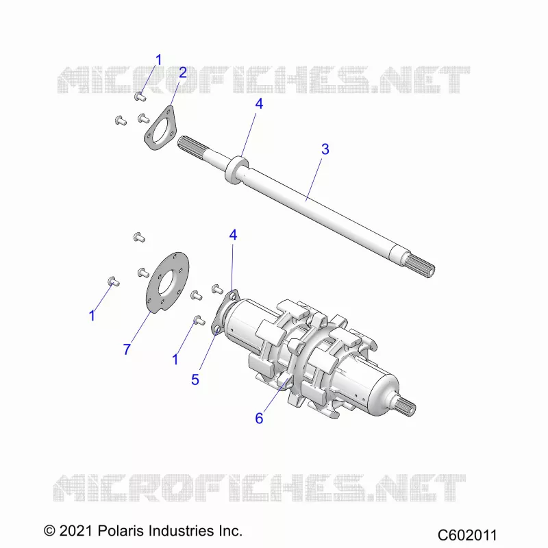 DRIVE TRAIN, JACKSHAFT AND ARBRE DE TRANSMISSION