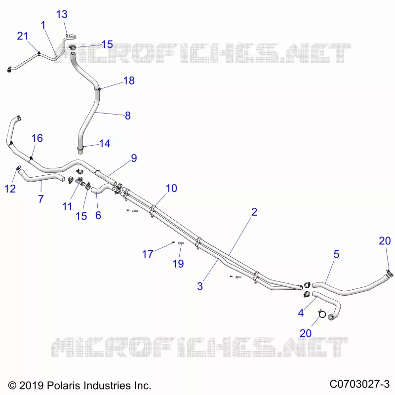 REFROIDISSEMENT ROUTING, ENGINE