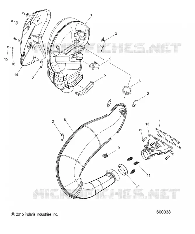 ENGINE, ECHAPPEMENT