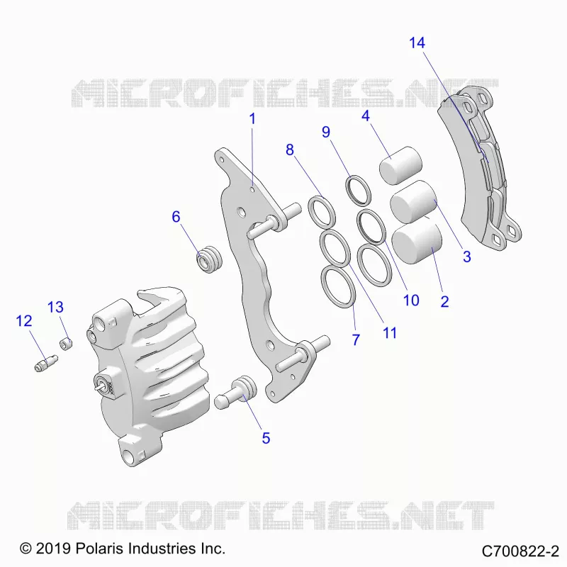 FREIN AVANT CALIPER