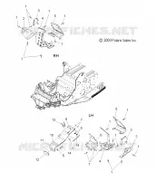 CHASSIS, REPOSE PIEDS AND PROTECTION D'EMBRAYAGE
