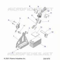 ELECTRICITE, BATTERY, MANUAL START POWER UP COMPONENTS