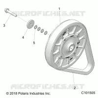 SYSTEME DE TRANSMISSION, SECONDARY CLUTCH