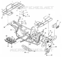 PARE CHOCS / PORTE PAQUET MOUNTING SWEDISH 4X4 400L S948140 (4926912691A008)