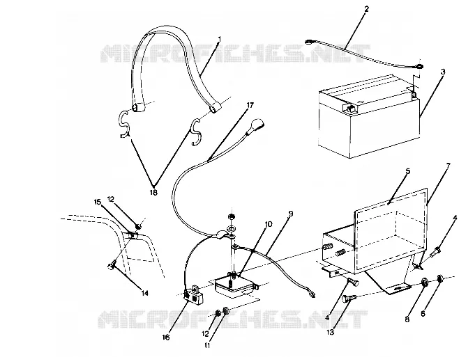 ELECTRIC START COMPONENTS Trail ES and Deluxe (4914161416023A)