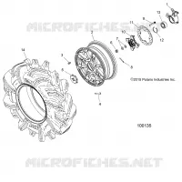 ROUES, FRONT AND HUB