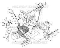 SUPPORT MOTEUR 6X6 250 W938727 (4924092409005A)