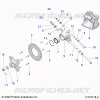 SUSPENSION, PORTE BAGAGES ARRIERE