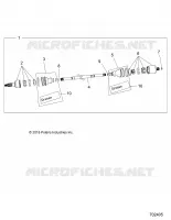 DRIVE TRAIN, HALF ARBRE DE TRANSMISSION ARRIERE
