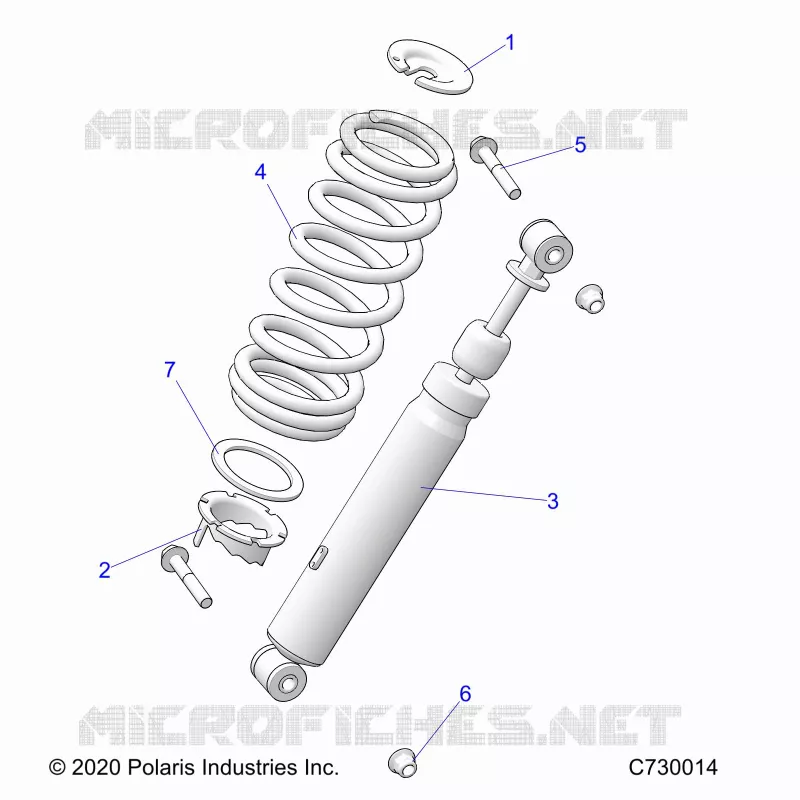 SUSPENSION, AMORTISSEUR AVANT MOUNTING