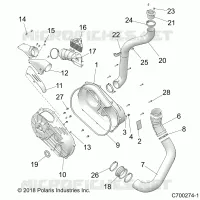 DRIVE TRAIN, COUVERCLE D'EMBRAYAGE AND DUCTING