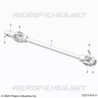 SYSTÃˆME DE TRANSMISSION, FRONT PROP SHAFT