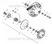 EMBRAYAGE DE TRANSMISSION BIG BOSS 6X6 400L W97AE38A (4940814081C010)