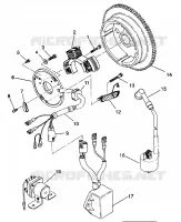 STATOR ASSEMBLY 6X6 350L S938739 (4924362436051A)