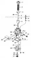 CARBURATEUR TRAIL BLAZER W98BA25C (4945464546C013)