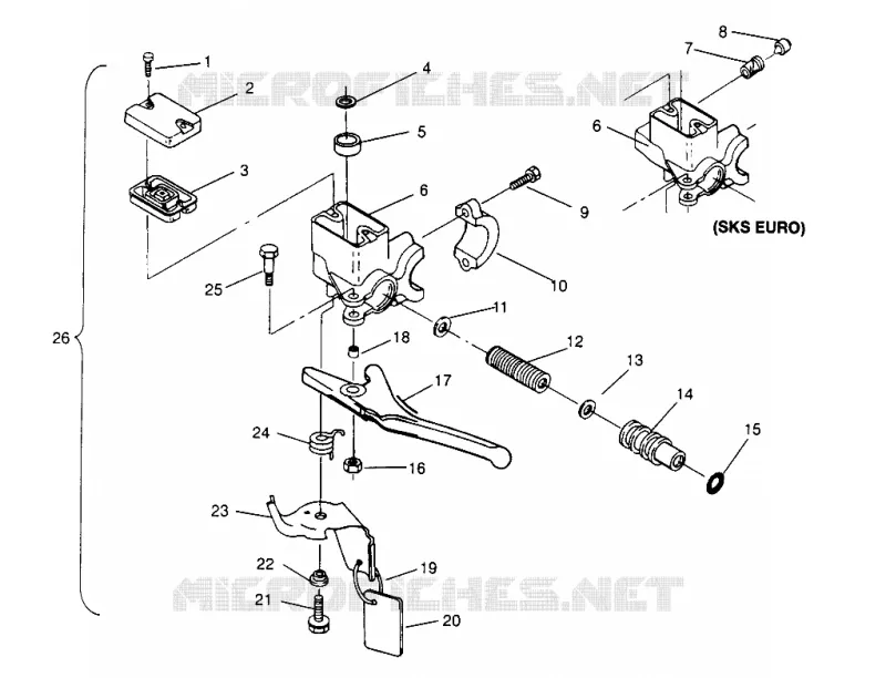 MAITRE CYLINDRE XLT RMK 0960956, XLT SKS 0960556  and EUROPEAN XLT SKS E960 (4931813181B009)