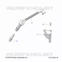 ELECTRICITE, IGNITION COIL, WIRE AND SPARK PLUG