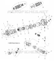 SYSTÈME DE TRANSMISSION, FRONT PONT INTERNALS (BUILT 3/06/10 AND AFTER)