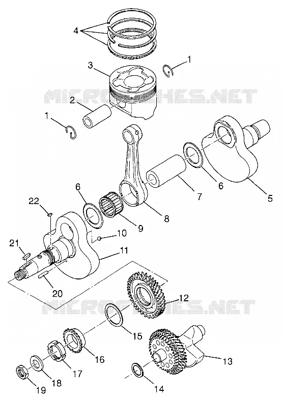 VILEBREQUIN AND PISTON MAGNUM 4X4 W97AC42A, SWEDISH MAGNUM 4X4 S97AC42E AND (4940834083C014)