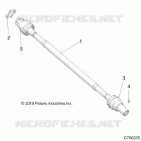 SYSTEME DE TRANSMISSION, REAR PROP SHAFT