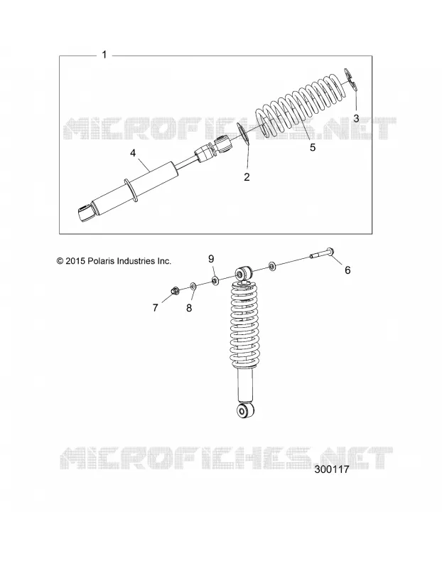 SUSPENSION ARRIERE, SHOCKS, LD AND HD