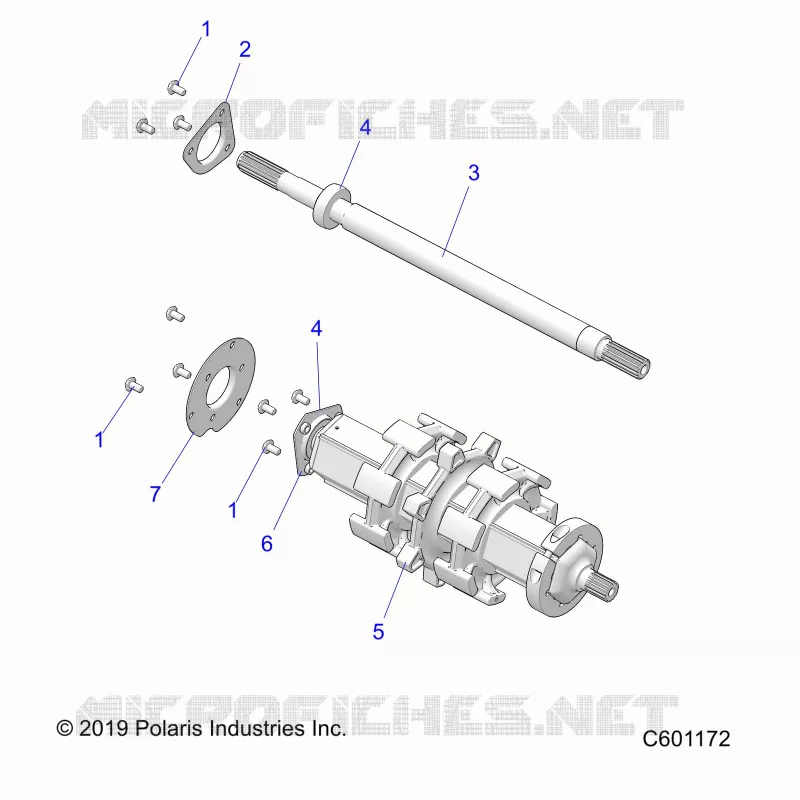 DRIVE TRAIN, JACKSHAFT AND ARBRE DE TRANSMISSION