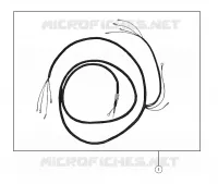 EUROPEAN COMPONENTS, FAISCEAU ELECTRIQUE, TAIL LIGHT LONG BACK