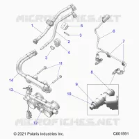 SYSTÃˆME D'ALIMENTATION, RAIL, LINES AND THROTTLE BODY