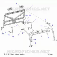 CHASSIS, CAB CADRE