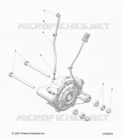SYSTÃˆME DE TRANSMISSION, FRONT GEARCASE MOUNTING