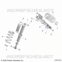 SUSPENSION, AMORTISSEUR AVANT MOUNTING