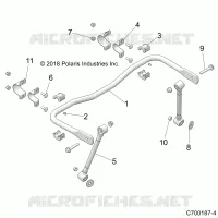 SUSPENSION ARRIERE, STABILIZER BAR