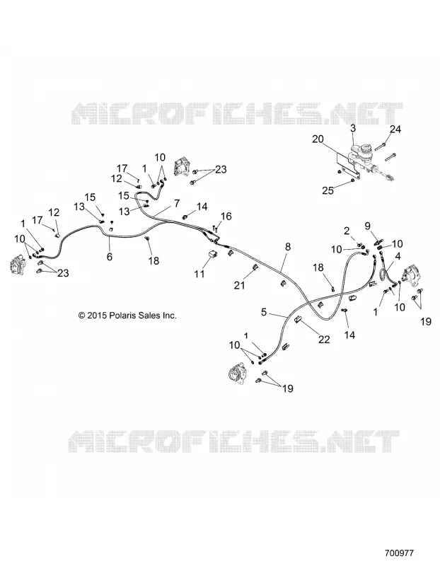 BRAKES, LINES AND MAITRE CYLINDRE